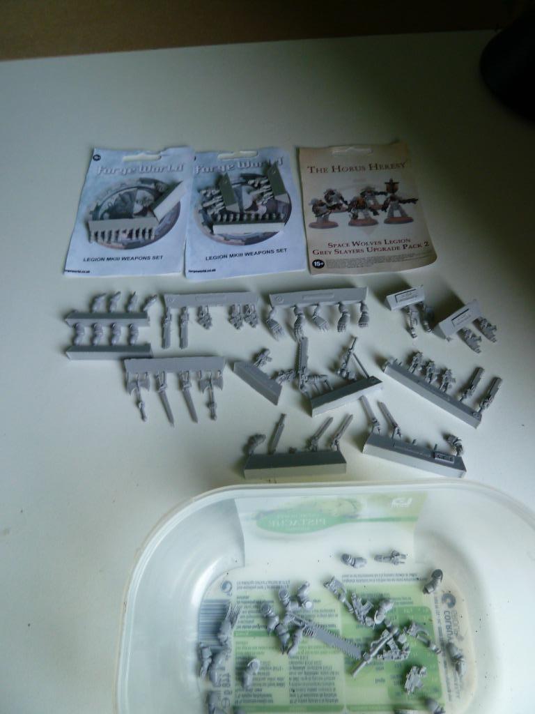 Warhammer 40K Bitz Résine Space Wolves FORGE WOLRD 3 Packs, Ophalen, Zo goed als nieuw, Warhammer 40000, Accessoires