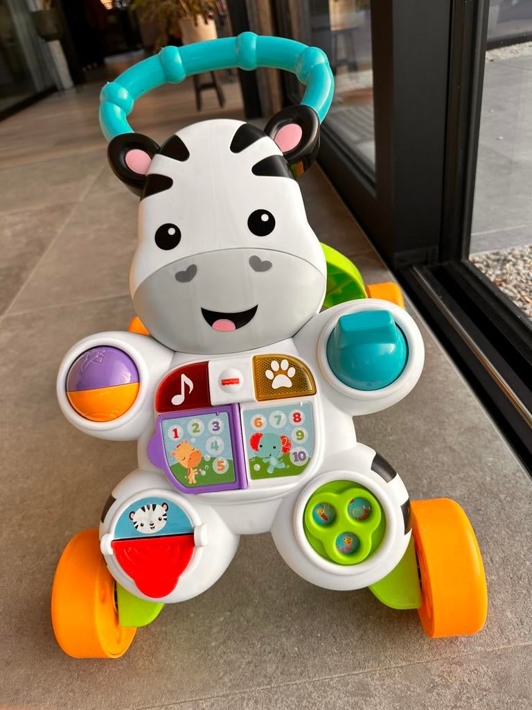 Fisher-Price loopwagen zebra, Kinderen en Baby's, Speelgoed | Fisher-Price, Gebruikt, Ophalen