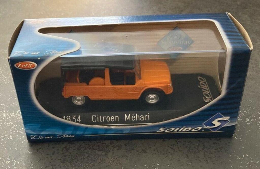 1:43 Solido 1834 Citroën Mehari orange (2cv beach buggy), Ophalen of Verzenden, Zo goed als nieuw, Auto, Solido