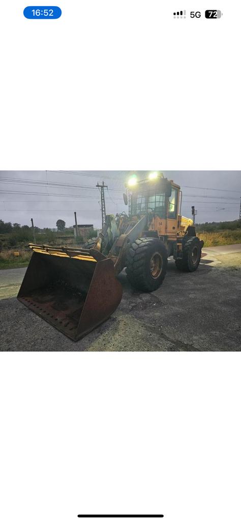 Volvo l60e met weegschaal weegsysteem, Ophalen