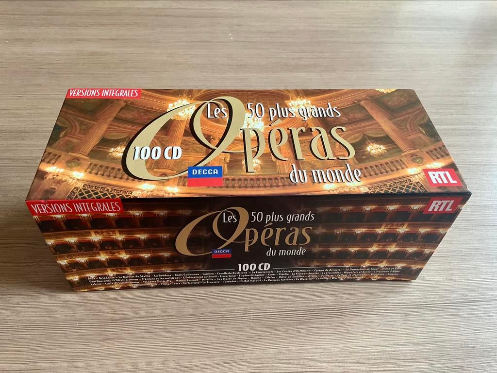 De 50 beste opera's ter wereld CD-boxset/100 cd's, Ophalen of Verzenden, Zo goed als nieuw, Boxset