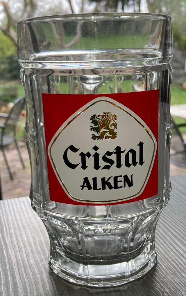 Bierpot Cristal Alken 0,5l, Verzamelen, Glas en Drinkglazen, Ophalen of Verzenden, Zo goed als nieuw