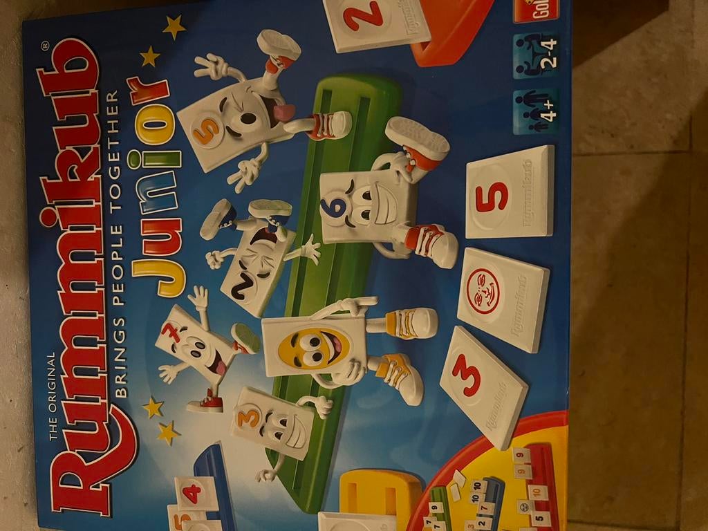 Rummikub Junior, Hobby en Vrije tijd, Ophalen of Verzenden, Zo goed als nieuw