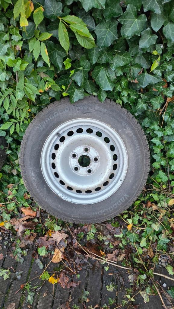 Nouvelle roue de secours VW T5, T6 Continental Vancocontact, Neuf, Pneus et Jantes, Enlèvement ou Envoi, 16 pouces