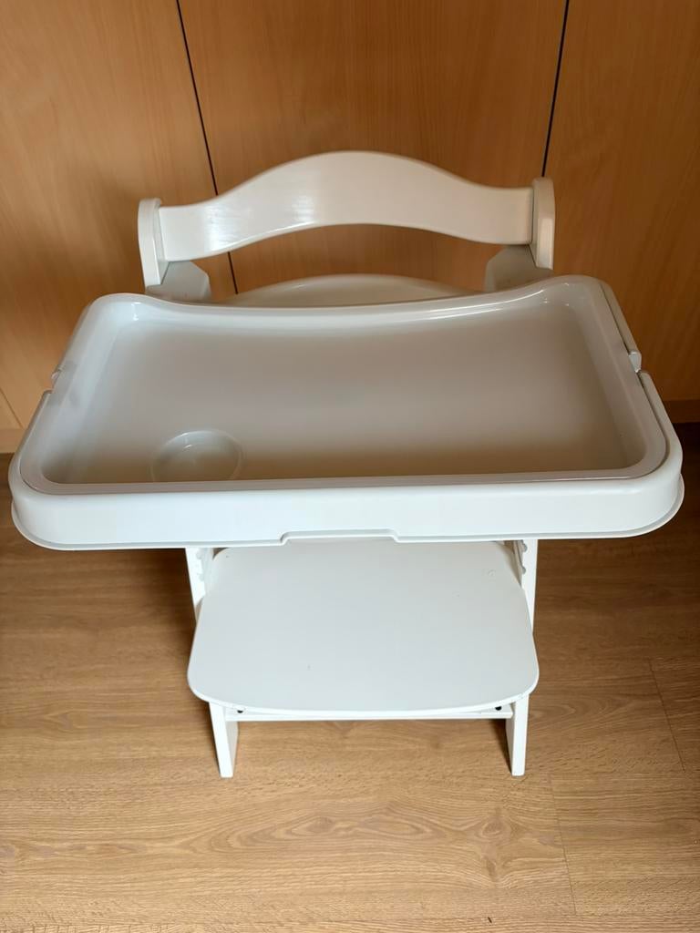 Hauck trip trap kinderstoel. Wit., Ophalen, Zo goed als nieuw