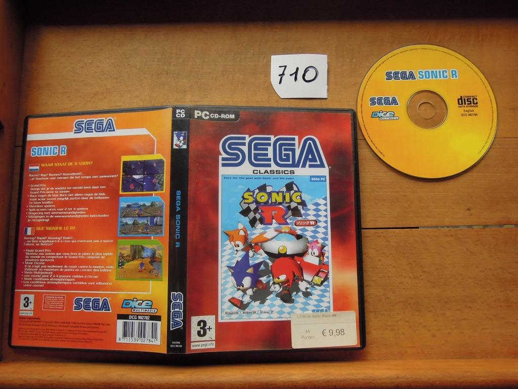 PC CD-rom  Sega classics Sonic R vanaf 3 jaar, Games en Spelcomputers, Games | Sega, Ophalen of Verzenden, Gebruikt, Vanaf 3 jaar