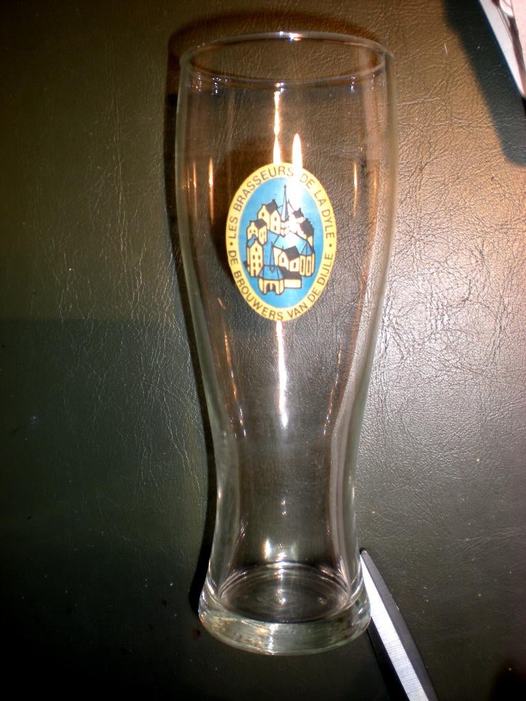 BRASSEURS DE LA DYLE  25 cl, Ophalen of Verzenden, Zo goed als nieuw, Glas of Glazen