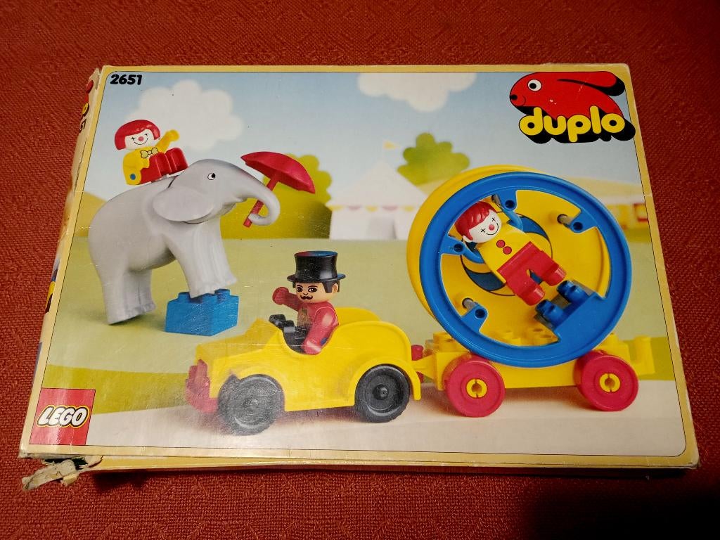 Duplo Circuswagen, Kinderen en Baby's, Speelgoed | Duplo en Lego, Ophalen, Zo goed als nieuw, Complete set, Duplo