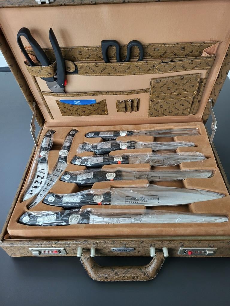 NIEUW Carl Weill 24delig luxe messenset + certificaat, Huis en Inrichting, Ophalen, Nieuw, Inox of Chroom, Bestekset