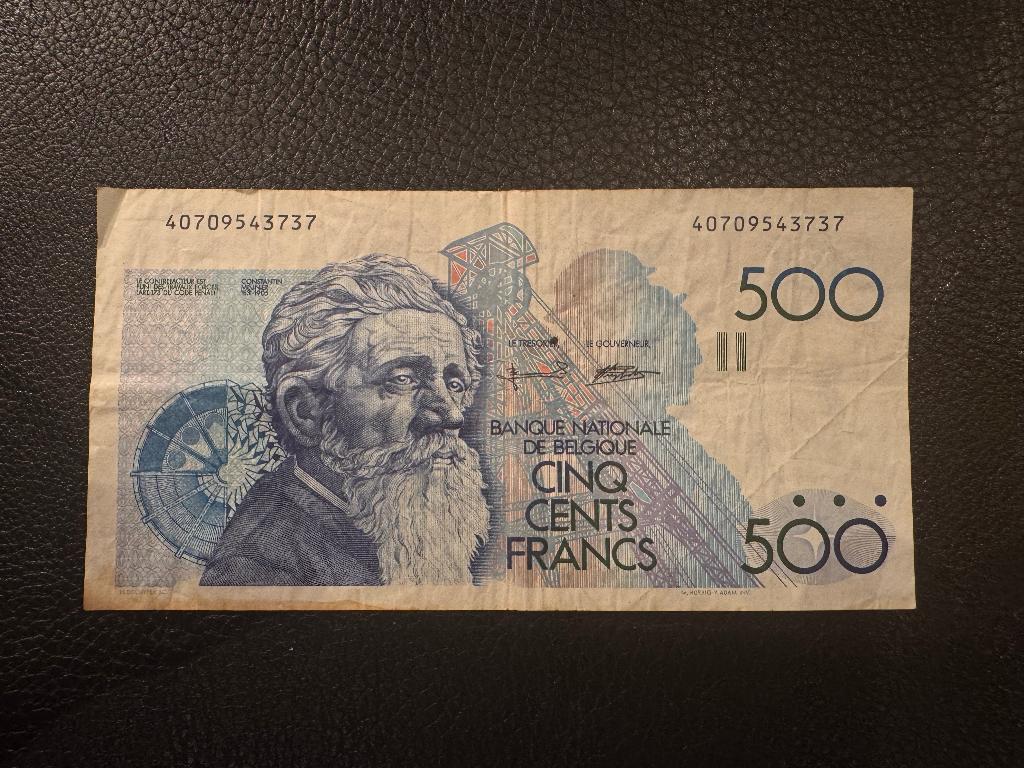 500 Belgische frank, Timbres & Monnaies, Billets de banque | Belgique, Enlèvement ou Envoi