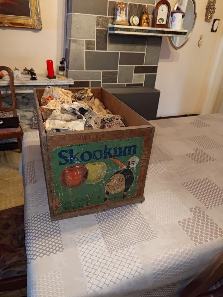 houten krat, Huis en Inrichting, Ophalen, Gebruikt