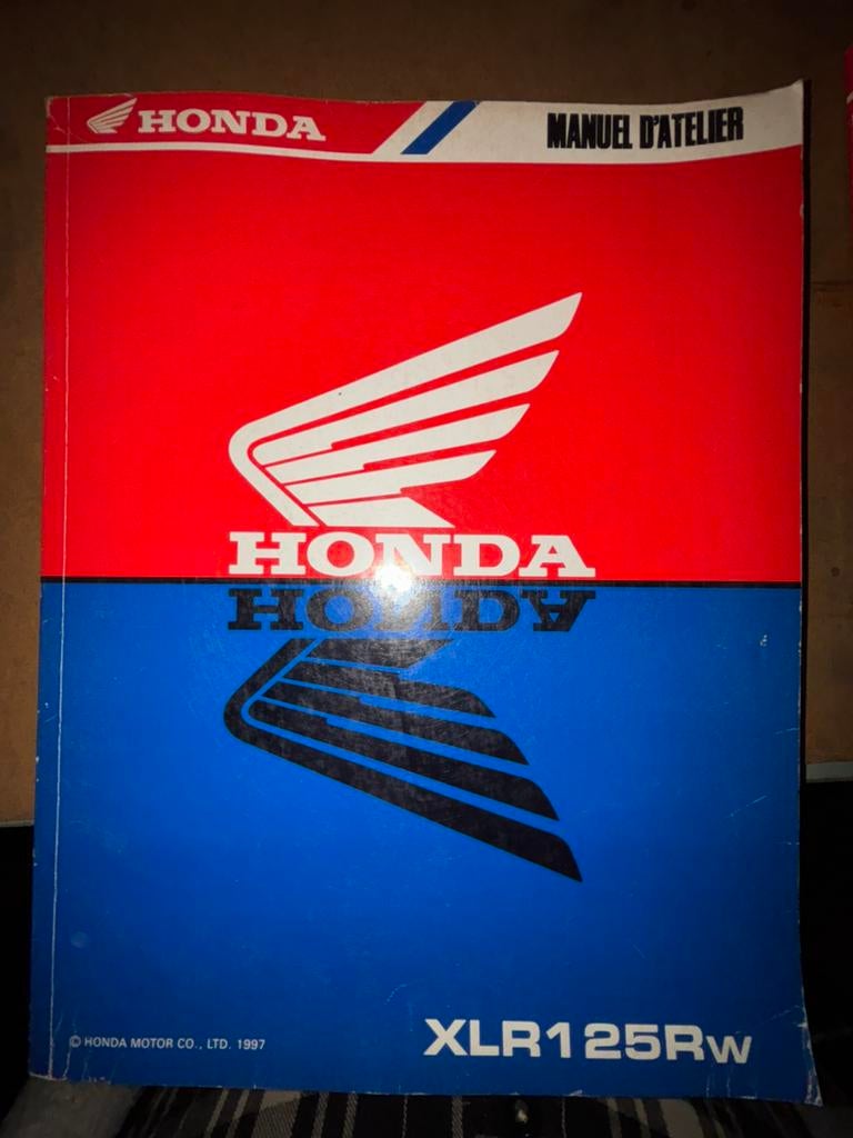 Honda XLR125R 1999- Manuel d'atelier, Motos, Enlèvement ou Envoi, Honda