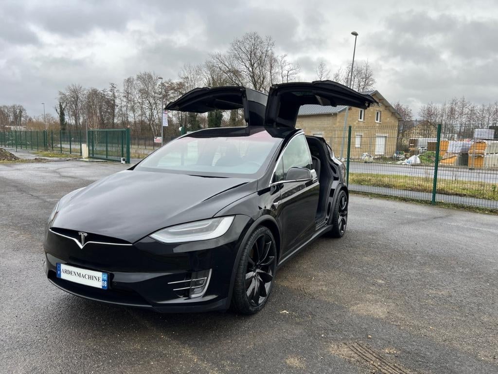 TESLA Model X Long Range 7 Places Garantie Autopilot SOH 87%, Auto's, Tesla, Automaat, Model X, Zwart, 413 kW