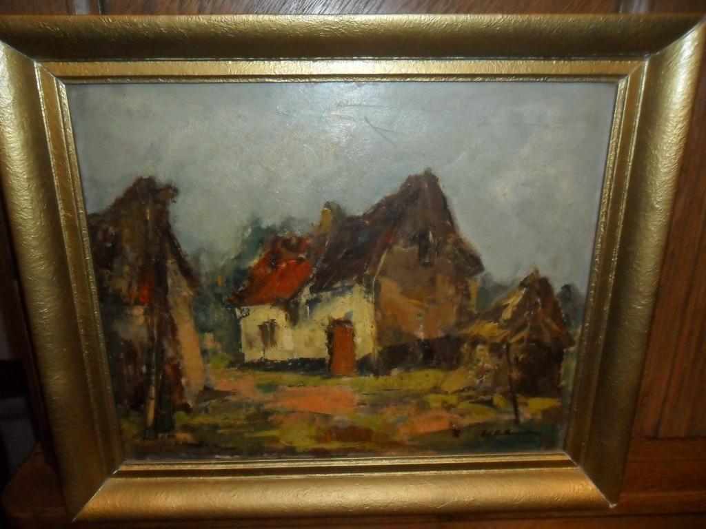 Huile sur panneau d'Edmond De Meulenaere (Bruxelles, 1884 -1, Antiquités & Art, Art | Peinture | Classique, Enlèvement ou Envoi