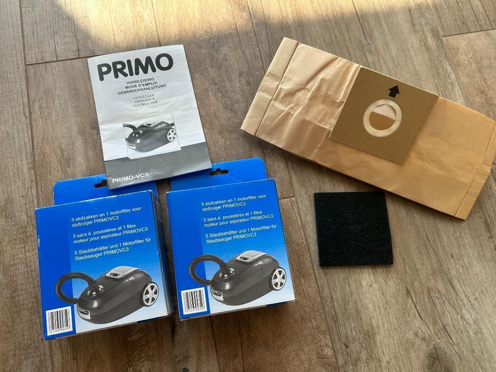 stofzuigzakken Primo VC3, Ophalen, Nieuw, Stofzak, Overige typen