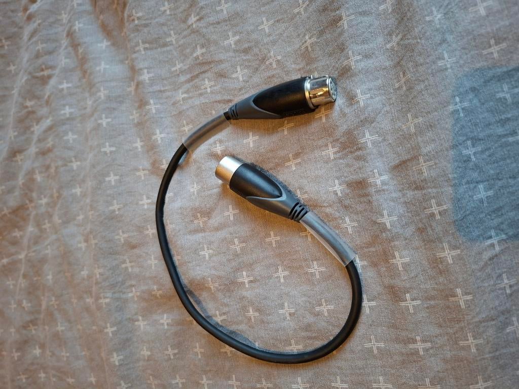 Câbles XLR 5 pin 30 centimètres, Enlèvement ou Envoi, Comme neuf