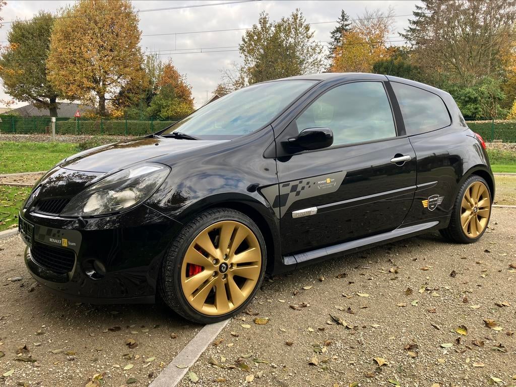 Clio 3 R27 F1 Team Sport in showroomconditie met Garantie, 1998 cc, 199 g/km, Zwart, Bedrijf