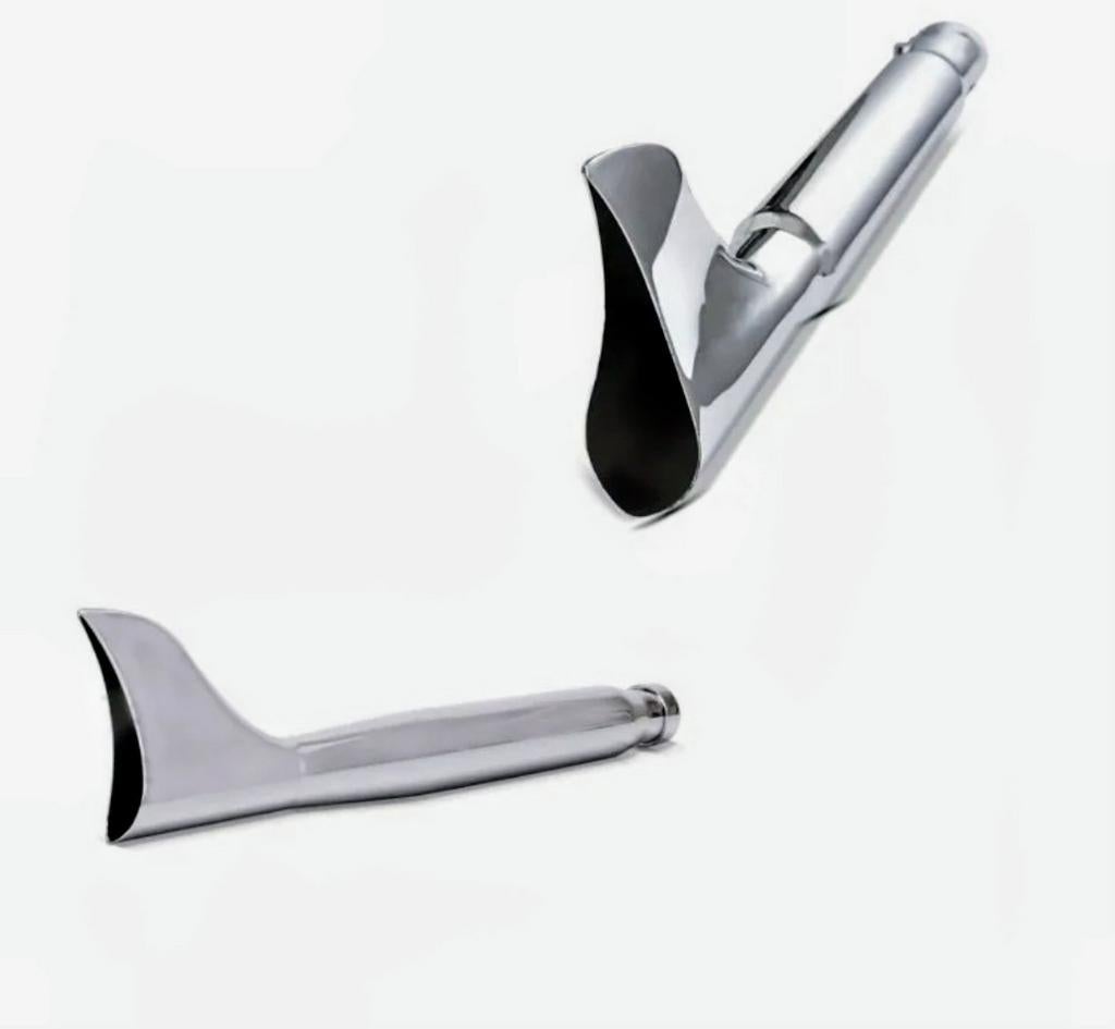 2 x échappement en queue de poisson droit, Enlèvement