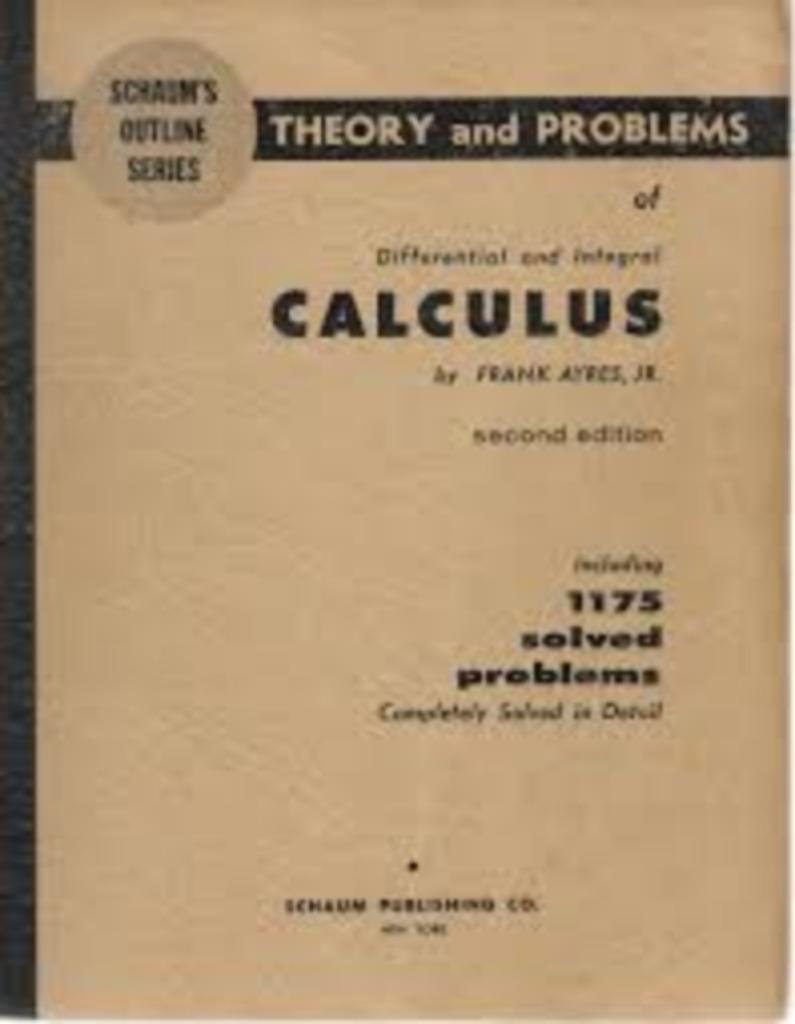 Theory/Problems of Differential&Integral Calculus|Frank Ayre, Enlèvement ou Envoi, Utilisé, Enseignement supérieur, Zie beschrijving