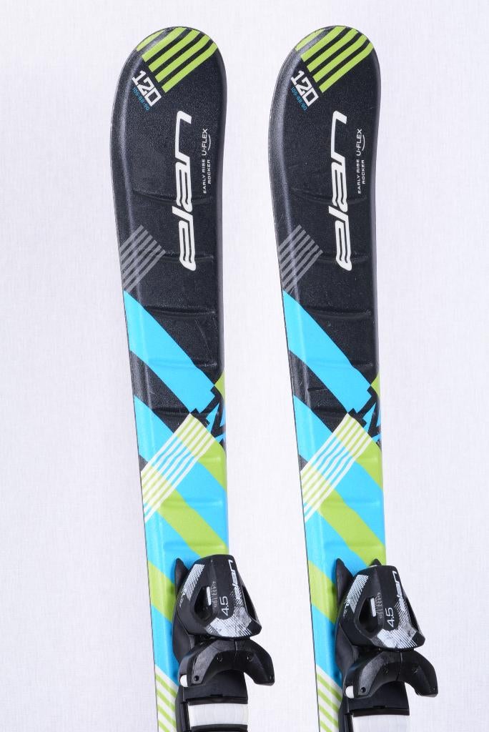 80 90 120 130 150 kinder ski's ELAN MAXX QS blue, Gebruikt, Ophalen of Verzenden, Carve, Minder dan 100 cm