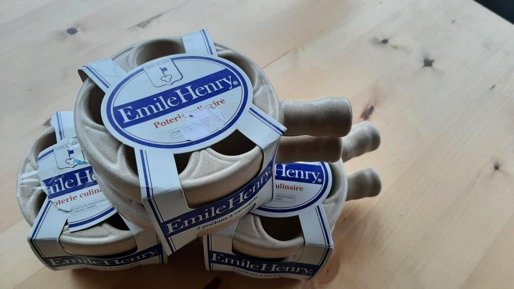 Plat à escargots Émile Henry. Neufs. 6 pièces, Enlèvement ou Envoi, Neuf