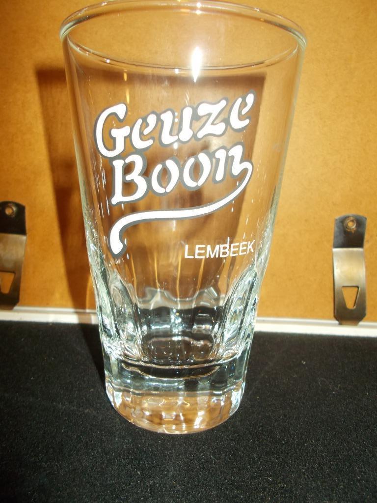 LEMBEEK - ancien verre Geuze Boon - hauteur 14,1 cm - 3, Collections, Enlèvement ou Envoi, Comme neuf, Verre ou Verres, Palm
