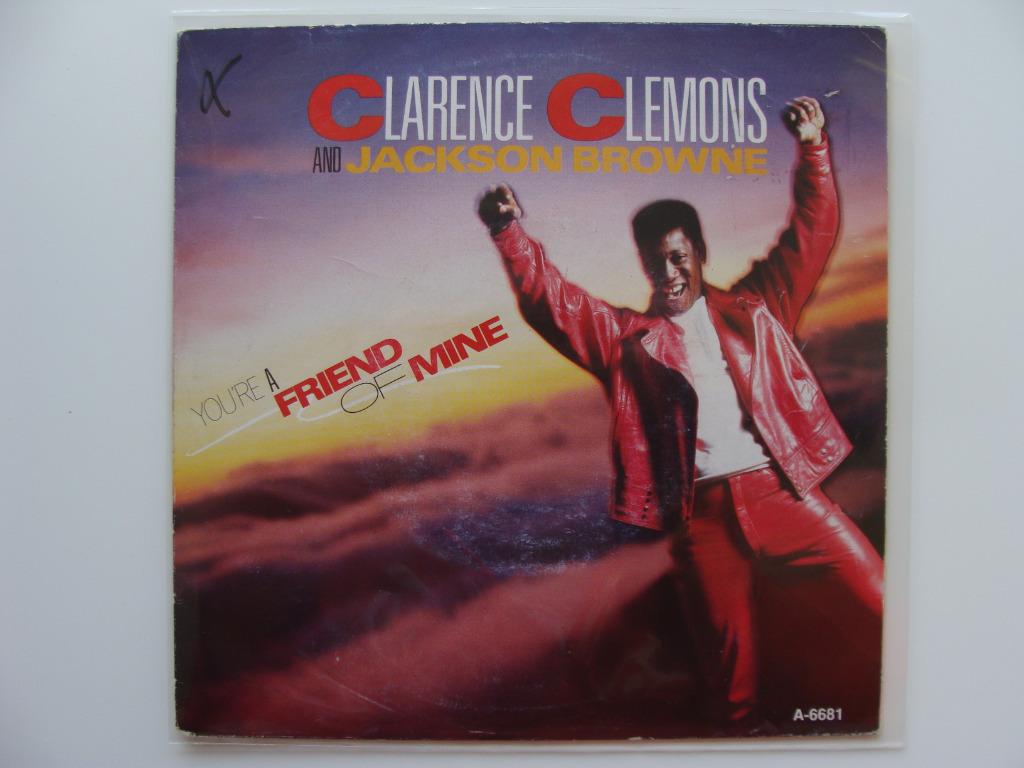 Clarence Clemons & Jackson Browne – You're A Friend Of Mine, Enlèvement ou Envoi, 7 pouces, Rock et Metal, Single