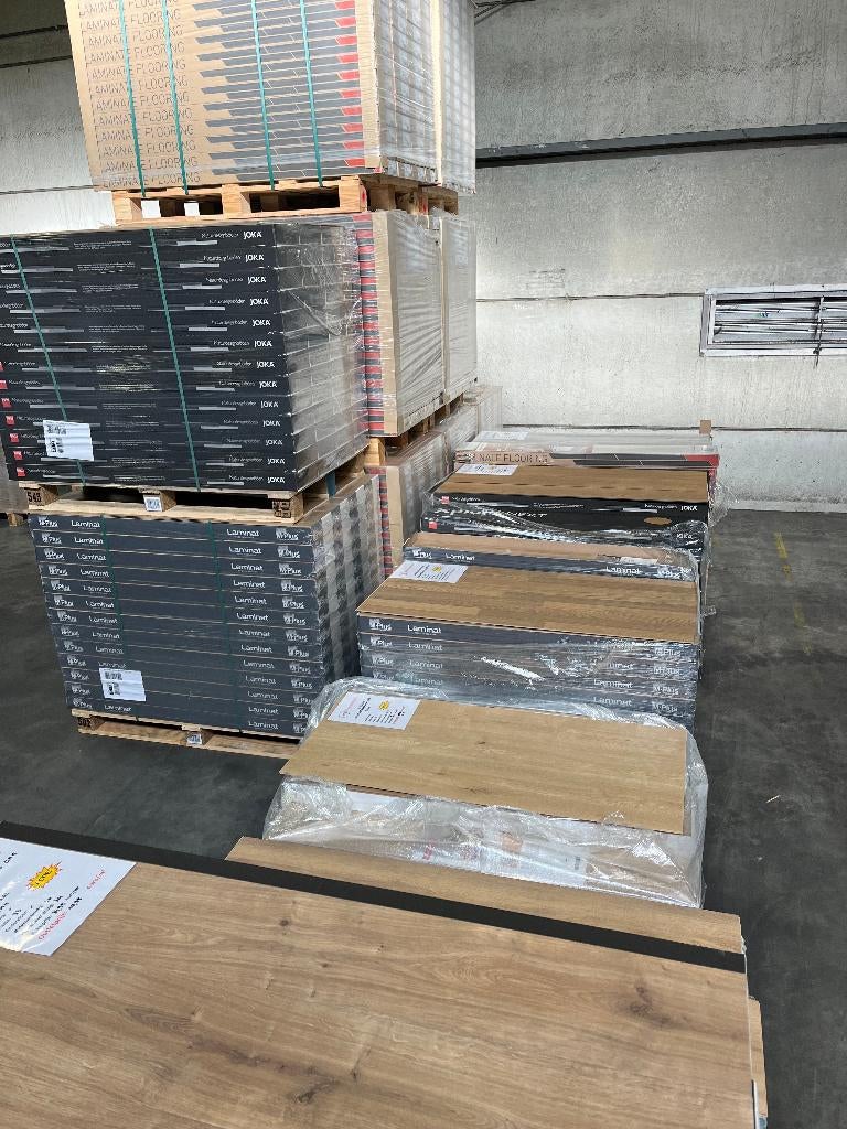 Grote loten PVC en laminaat, Doe-het-zelf en Bouw, Kunststof, Nieuw, Ophalen of Verzenden, 10 m² of meer