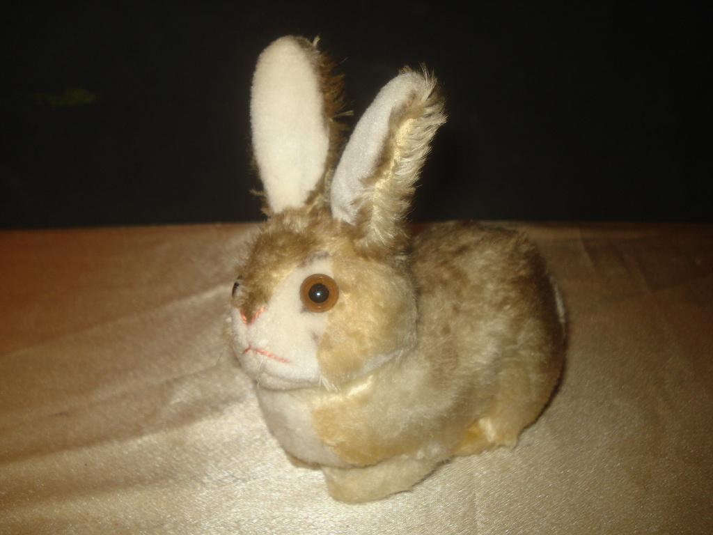 STEIFF Ancien Lapin Pummy 15 x 16 cm An 1960 Très Bon Etat, Ophalen of Verzenden, Zo goed als nieuw, Overige typen, Steiff