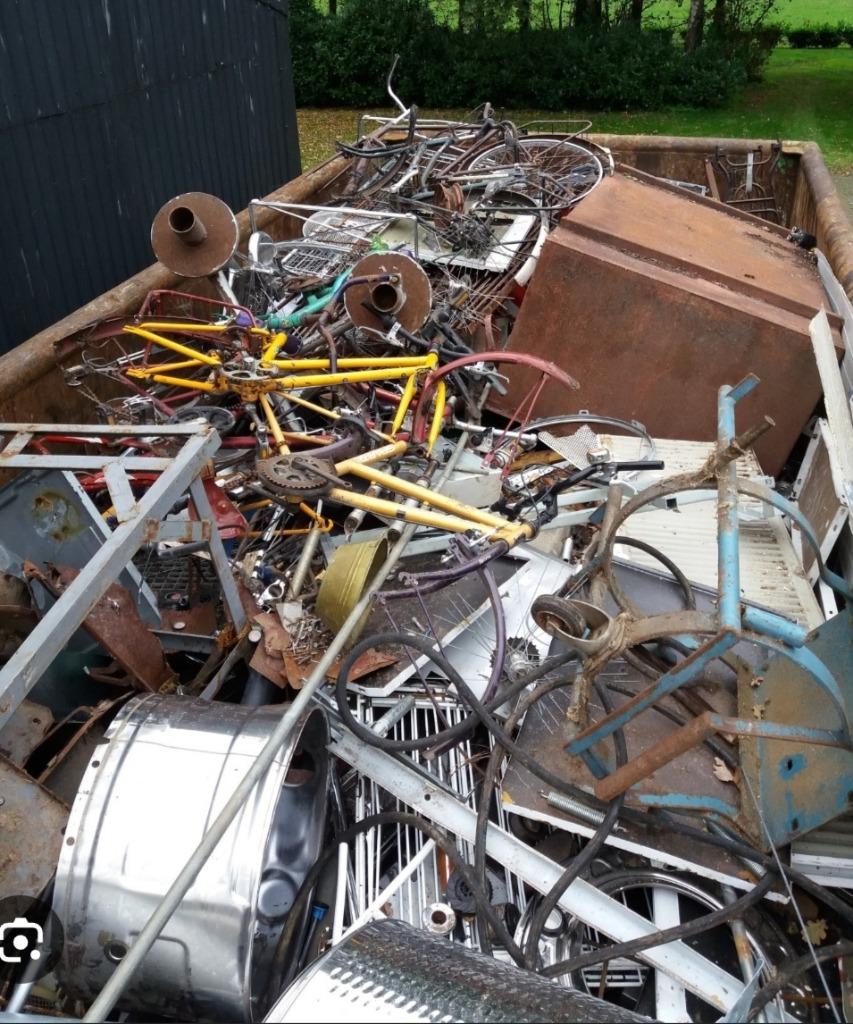 Gratis ophalen van uw oud ijzer, Enlèvement, Fer