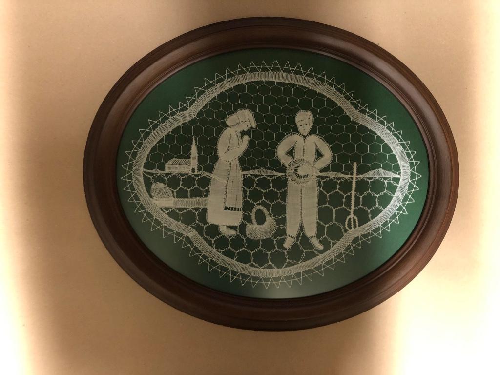 Angelus in Brugse kant, Hobby en Vrije tijd, Kantklossen, Ophalen, Zo goed als nieuw