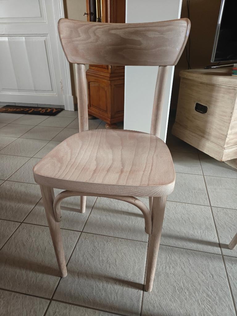 6 gezandstraalde stoelen, Ophalen, Gebruikt, Overige kleuren, Vijf, Zes of meer stoelen