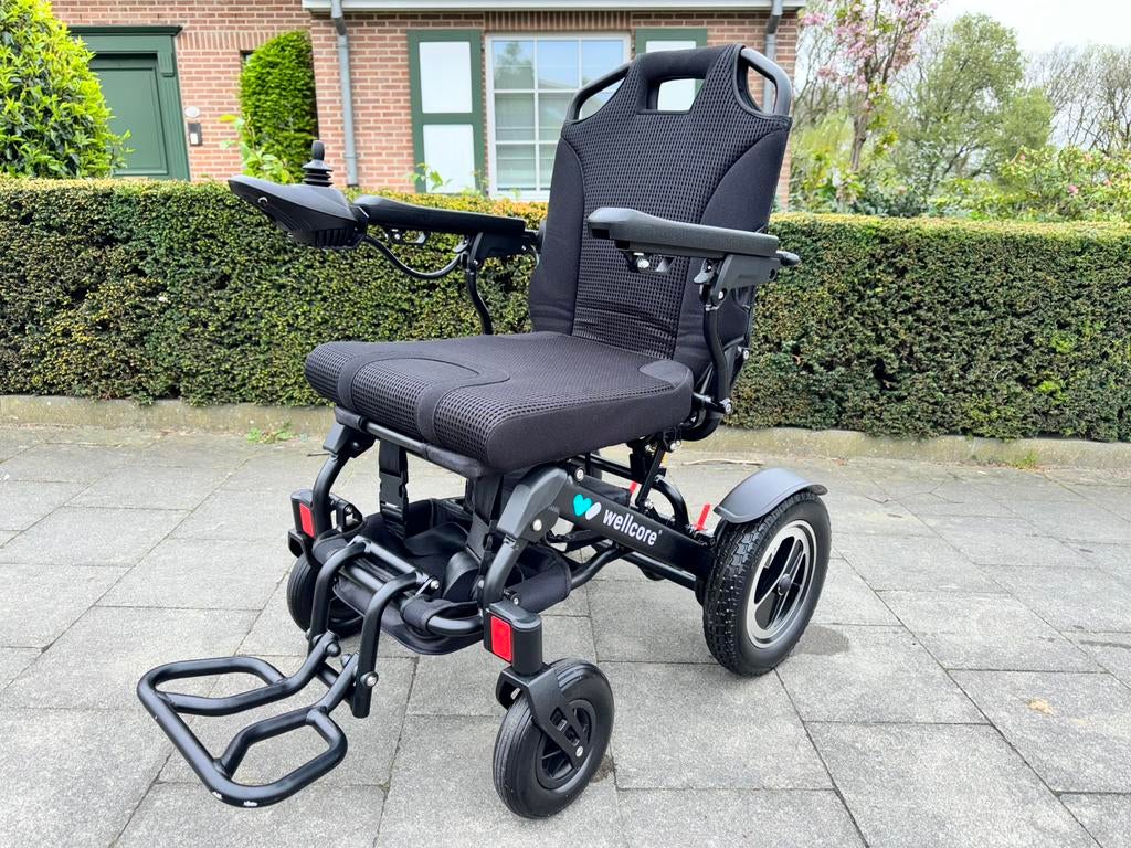 Opvouwbare Plooibare elektrische rolstoel nieuwstaat, Ophalen of Verzenden, Inklapbaar, Zo goed als nieuw, Elektrische rolstoel