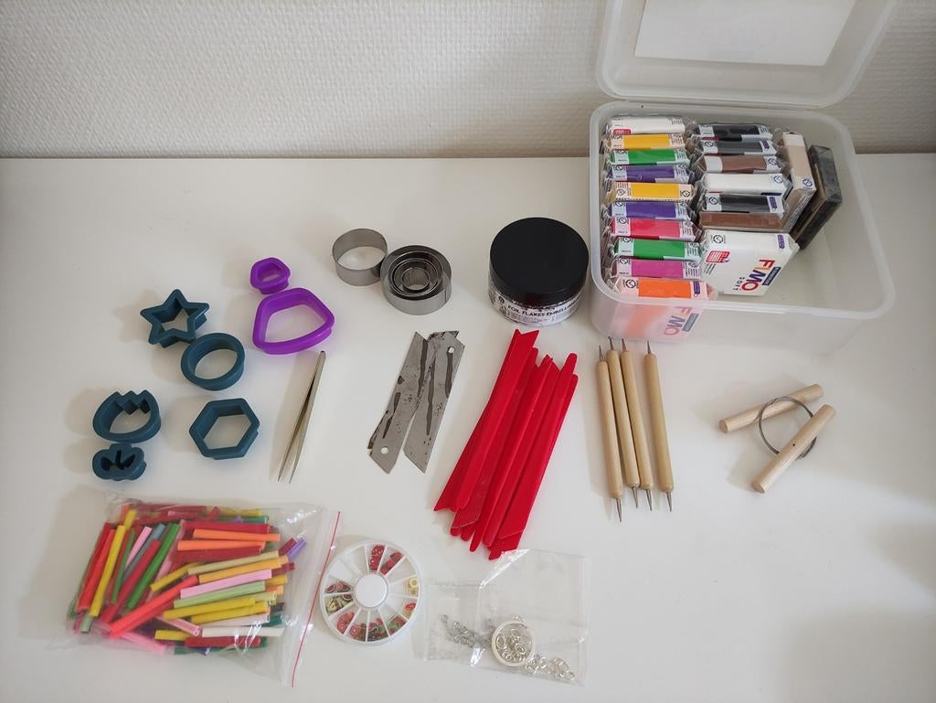 Kit pâte polymère / fimo, Enlèvement ou Envoi