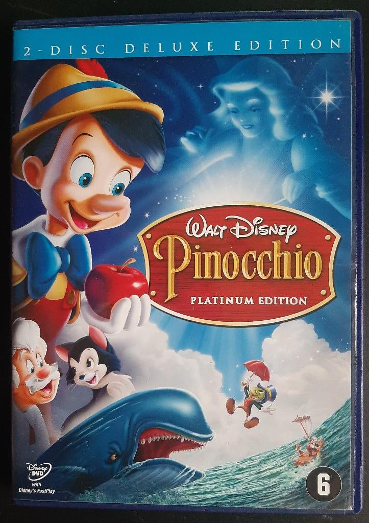 DVD Little Mermaid + DVD Pinocchio 2 disc Deluxe Edition, Ophalen, Tekenfilm, Alle leeftijden, Overige soorten