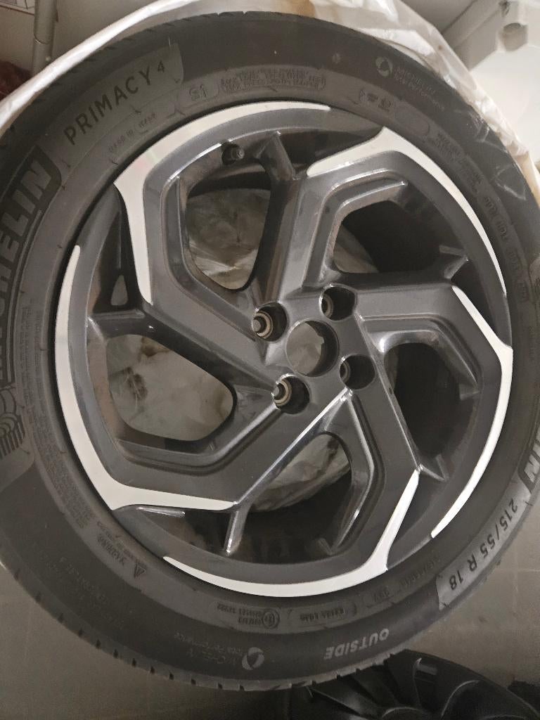 Pneus été Michelin + jantes 18” – Citroën DS3, Pneus été, Enlèvement, Pneu(s), 18 pouces