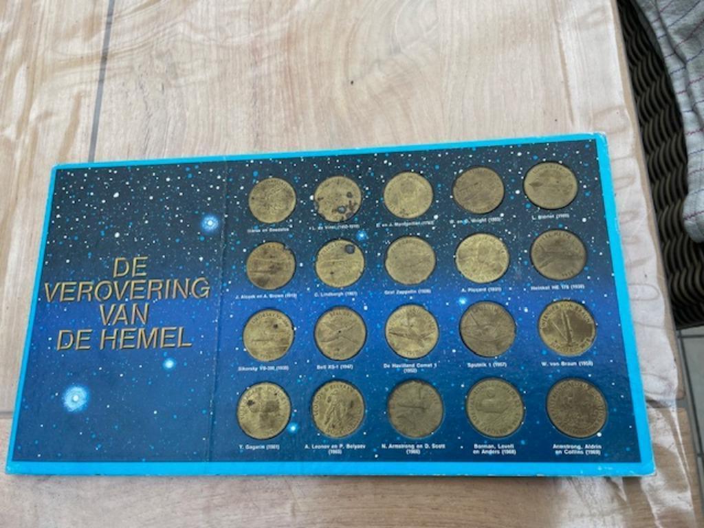 luchtvaart"de verovering van de hemel"(Shell)1970's  vintage, Verzamelen, Ophalen, Zo goed als nieuw, Overige typen