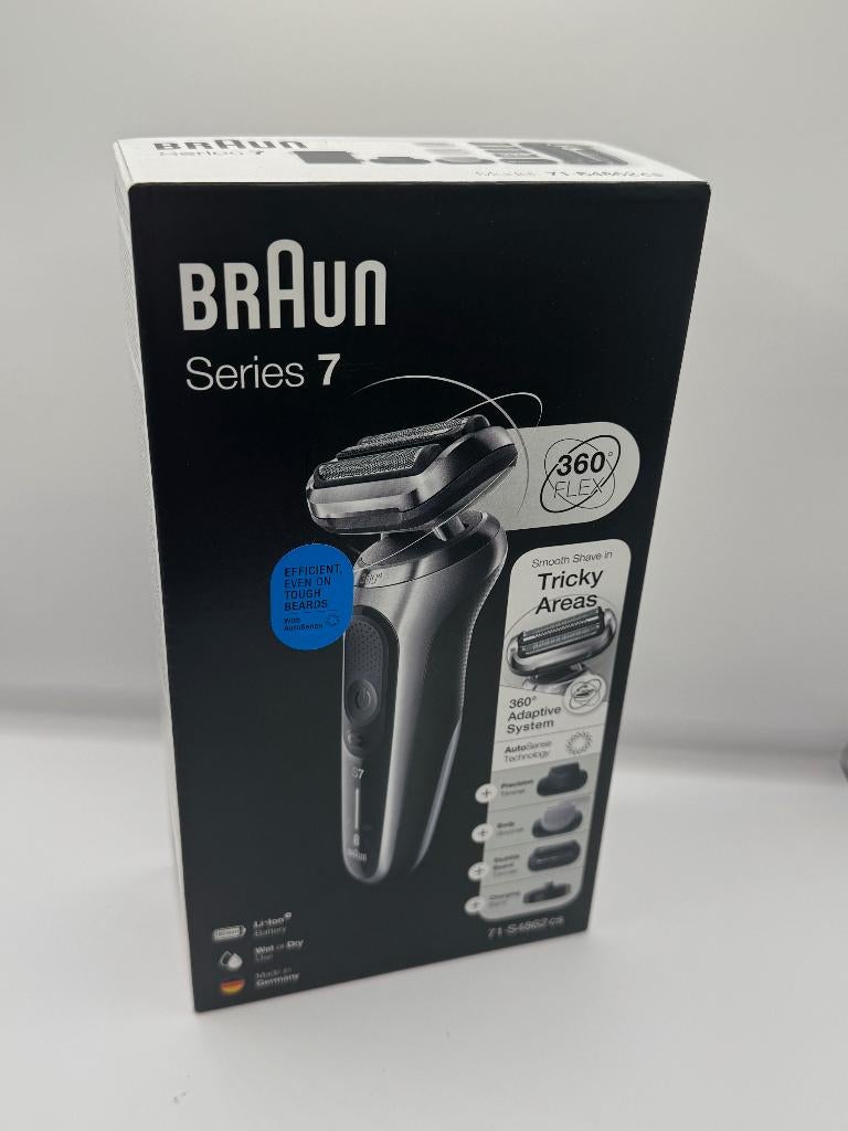 NOUVEAU Rasoir Braun Series 7 71-S4862cs - Argenté, Electroménager, Équipement de Soins personnels, Enlèvement ou Envoi, Neuf