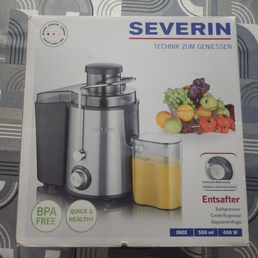 Severin Smoothie maker, Ophalen, Nieuw, Elektrisch, Sapcentrifuge