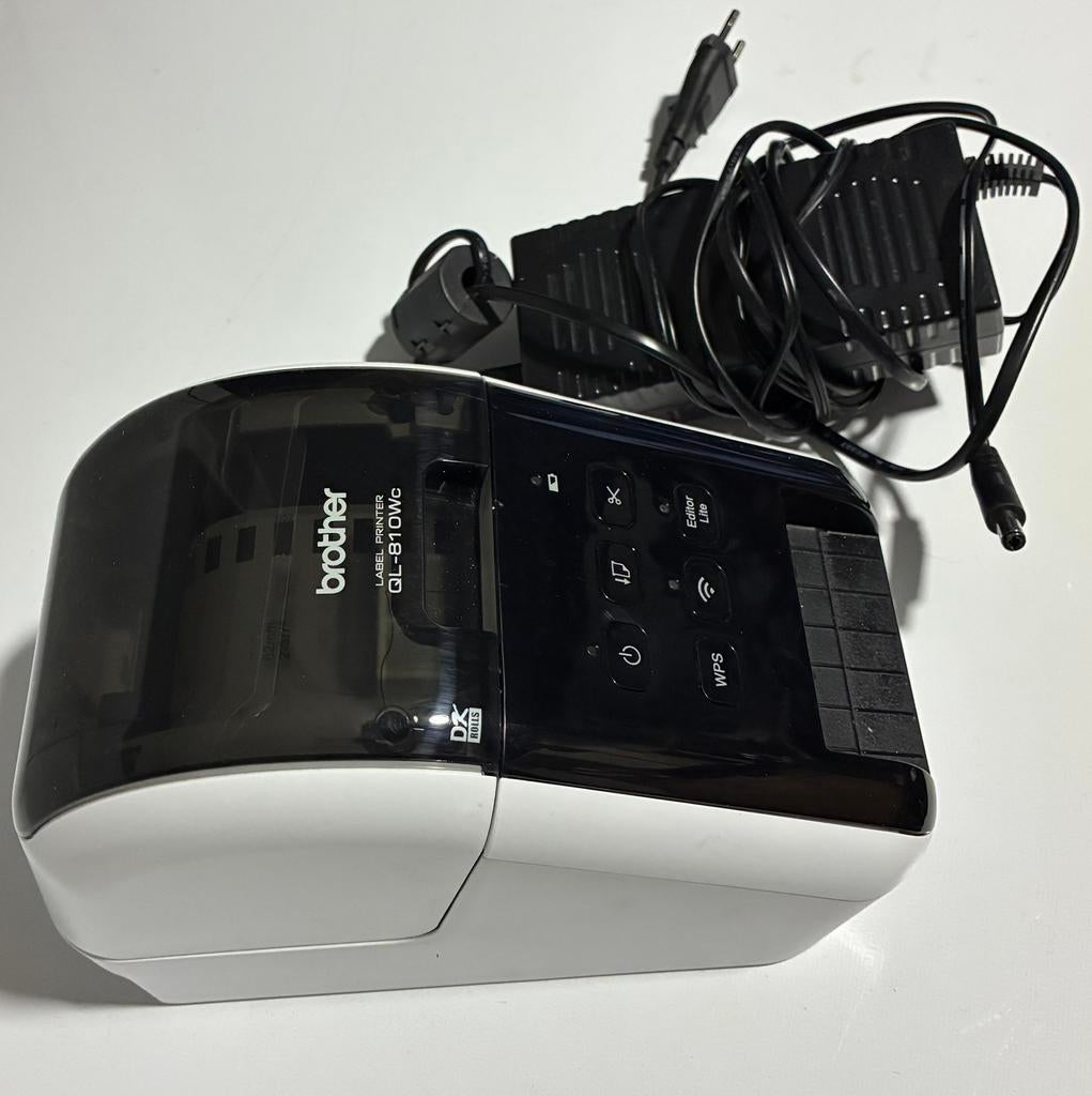 Labelprinter Brother QL-810Wc, Computers en Software, Labelprinters, Ophalen, Zo goed als nieuw, Tape-label