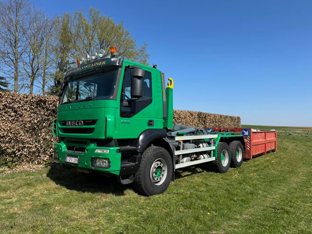 Iveco 450 trakker porte container, Auto's, Vrachtwagens, Automaat, Iveco, Diesel, Particulier