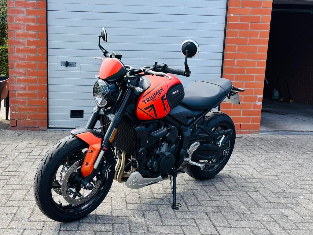 Triumph Trident 660 Nieuwstaat 4cm verlaagd, Motos, Motos | Triumph, Particulier, Naked bike, plus de 35 kW, 3 cylindres, Permis Moto A