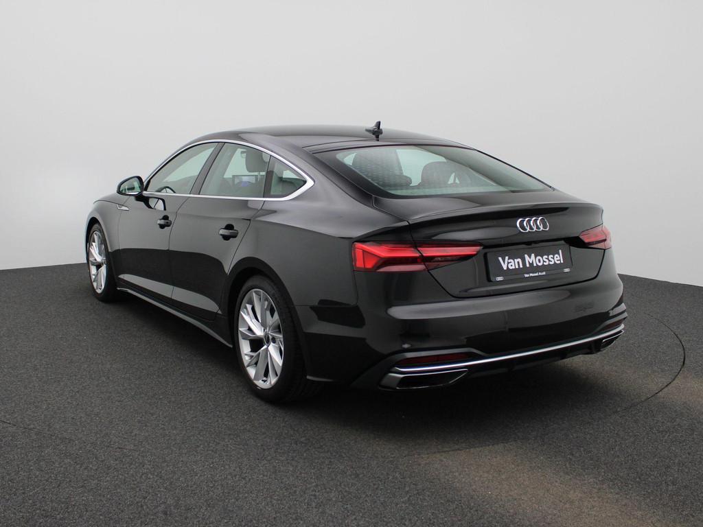 Audi A5 Sportback 30 TDI S tronic Bus Ed Advanced NAVI | CAM, Auto's, Audi, 4 zetels, Stof, Gebruikt, Zwart