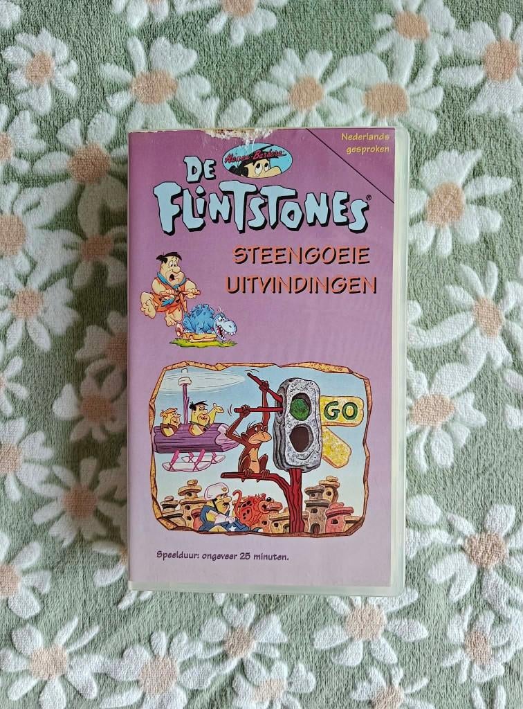 VHS - De Flintstones - Steengoeie uitvindingen - €3, CD & DVD, VHS | Film, Tous les âges, Enlèvement, Utilisé, En néerlandais