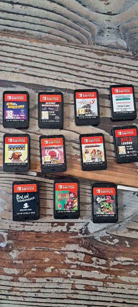 11 Nintendo switch games in 1 koop !!!, Overige genres, 1 speler, Ophalen of Verzenden, Zo goed als nieuw
