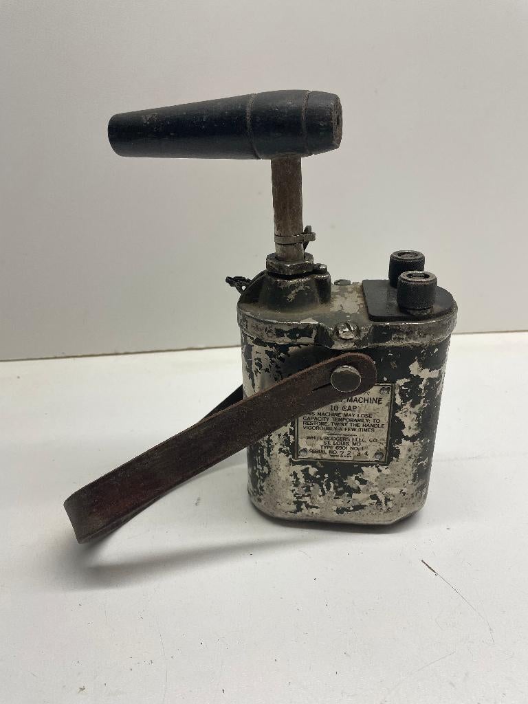 Blasting Machine WHITE RODGERS US 100% original WW2, Verzamelen, Ophalen of Verzenden, Overige soorten, Overige typen