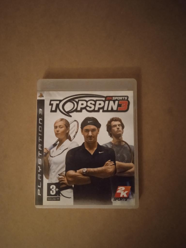 Top Spin 3 PS3, Ophalen, Gebruikt, 2 spelers, Vanaf 3 jaar