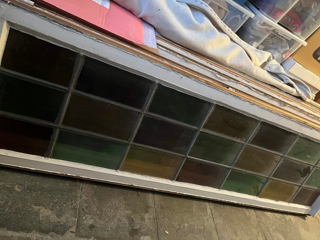 Chassis vitraux colorés, Bricolage & Construction, Vitres, Châssis & Fenêtres, Enlèvement, Comme neuf