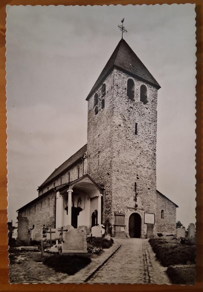 Vintage Postkaart Bertem Romaanse Kerk, Ophalen of Verzenden