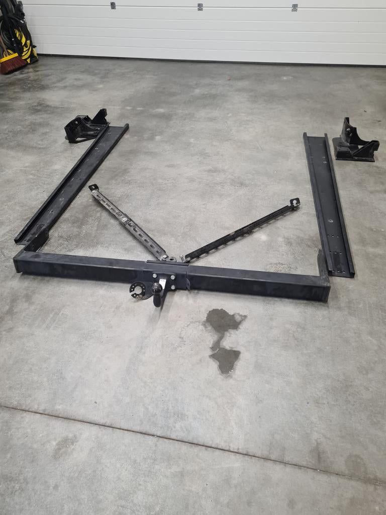 Trekhaak mobilhome, Ophalen